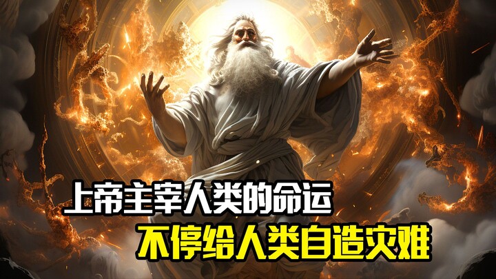 God controls humanity's destiny, constantly creating disasters for humanity.