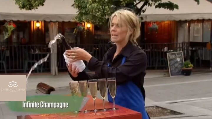 Rượu sâm panh vô hạn #haihuoc