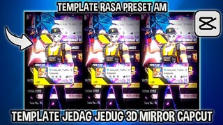 TEMPLATE CAPCUT JEDAG JEDUG 3D MIRROR SIMPLE