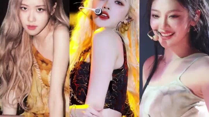 المغنيات الرئيسيات لثلاث فرق فتيات كبرى #بارك تشاي يونغ #سونغ يو تشي #نينغ يي تشوو يؤدّين الأغنية نف