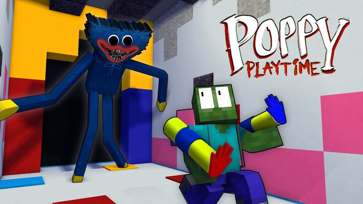 Monster School: POPPY PLAYTIME! (CHAPTER 1) - Horror Minecraft Animations
