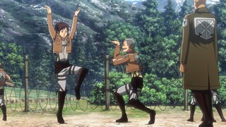 [Attack on Titan/Klip lucu 4] Selalu ada beberapa orang dalam grup yang datang hanya untuk mengolok-