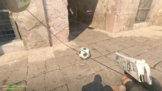 《论如何用Dust2的足球来防止中门静步混烟》