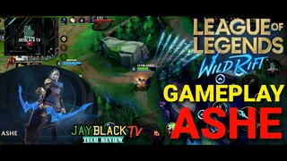 ASHE GAMEPLAY | WILD RIFT | JAYBLACK NEWBOY GAMER