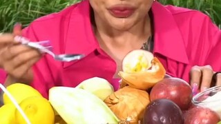 mukbang fruit #pati ako nangangasim eh