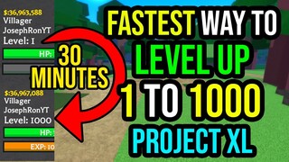 How to Level Up Faster in Project XL 1000 lvl in 30 minutes!