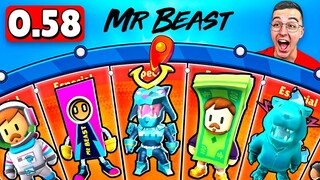 MAPA MRBEAST y NUEVAS SKINS en STUMBLE GUYS 0.58! 😱🔥