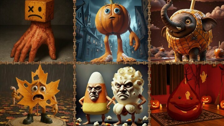 ORIGINAL VS SPOOKY - ANOMALI VERSION HALLOWEEN