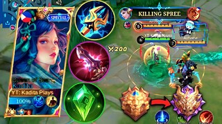 GLOBAL KADITA 4v5 SITUATION SOLO MYTHIC RANK GAME 99% SUREWIN BUILD!