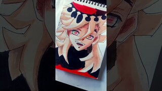 Guess the Demon Slayer character before I finish my drawing.#demonslayer#anime#youtubeshorts#shorts