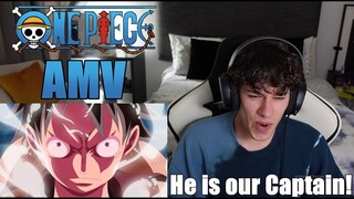 Luffy is the GOAT! | One Piece AMV - He is our Captain By DnManumont | Reaction