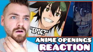 REACTING TO Uncle From Another World x The God of High School Openings & Endings | ANIME REACTION!