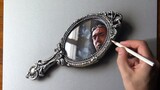 [Hội họa] Vẽ chiếc gương 3D phản chiếu gương mặt của chính tôi