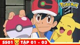 Review Pokemon SS01 TẬP 01 - 03 | Pokemon, Tớ Chọn Cậu