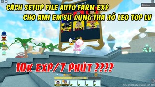 Cách Setup File Auto Farm Level Cực Vip 10K exp/ 7p | ALL STAR TOWER DEFENSE