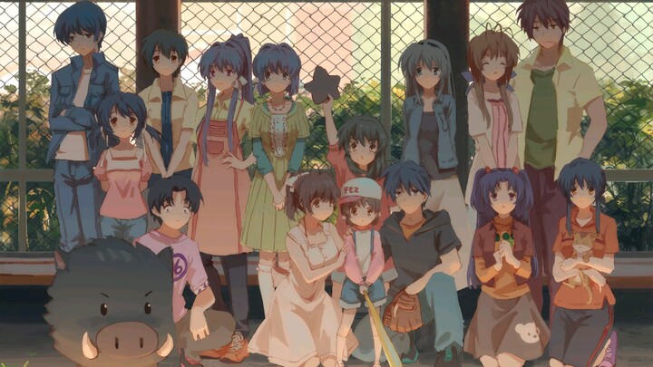 [ CLANNAD ] "The sky is still bright, he loves the sea; the love song is defeated, love no longer ex