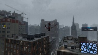 spiderman flying moment