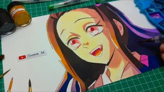 Drawing Nezuko Kamado - Demon Slayer Season 3 Episode 11