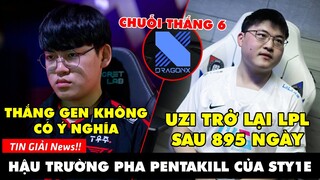 TIN GIẢI 383: GUMAYUSI KHÔNG HÀI LÒNG VỀ TRẬN THẮNG GEN | UZI TÁI XUẤT ĐẤU TRƯỜNG LPL | DRX HẠ DK