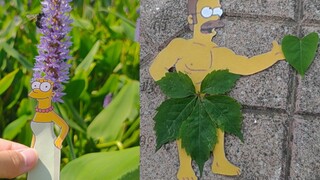 Cắt giấy + Gia đình Simpson