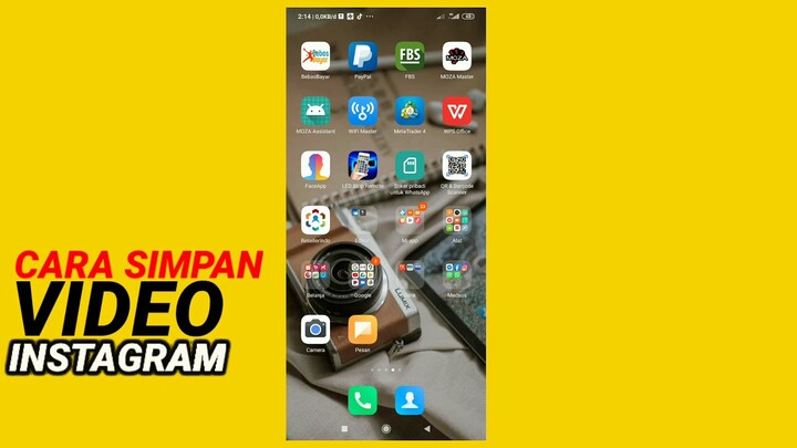 CARA SIMPAN VIDEO DI INSTAGRAM KE GALERI HP