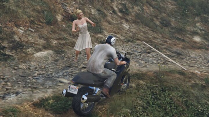 Is it because you can’t ride a motorcycle in a wedding dress?
