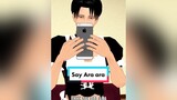 Levi Say Ara ara 🗿 animasiaot AttackOnTitan fyp viral trending animasi animation levi PUBGMOBILEColor4