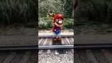 Super Mario meets Thomas The Train #shorts