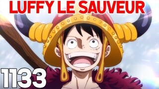ONE PIECE 1133 - LUFFY LE SAUVEUR ! INCROYABLE | REVIEW MANGA