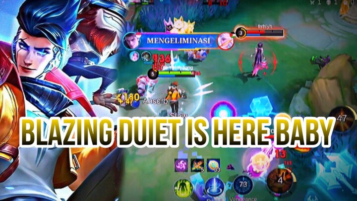 BLAZING DUET IS HERE BABY
