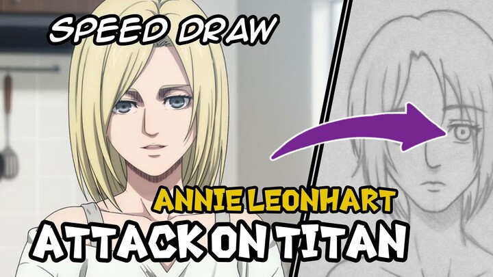 menngambar annie leonhart attack on titan