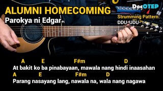 Alumni Homecoming - Parokya ni Edgar (2003) Easy Guitar Chords Tutorial with Lyrics Part 1 SHORTS