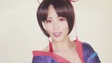 [Âm Dương Sư ] Cô gái Đài Loan Mifei Cosplay Demon Sword Girl "Sakura Rain Sword Dance" khiêu vũ đến