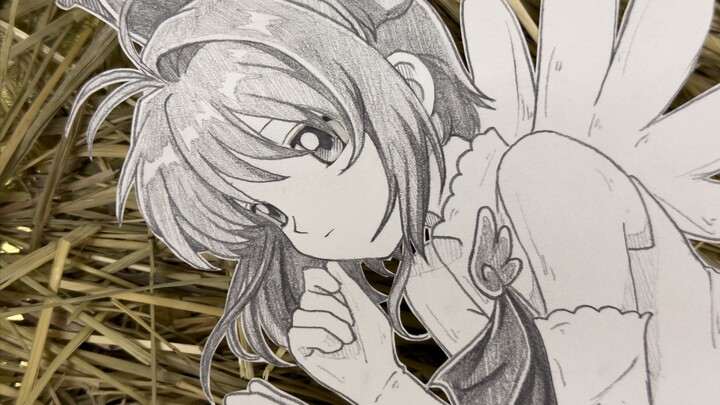 [Cardcaptor Sakura] Paper-cut version! Beat the corn~ Beat the corn~