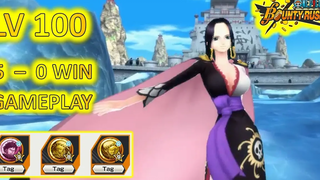 Lv 100 Stampede Boa Hancock ด้วยคะแนน 55K! One Piece Bounty Rush OPBR 5-0 เกมเพลย์