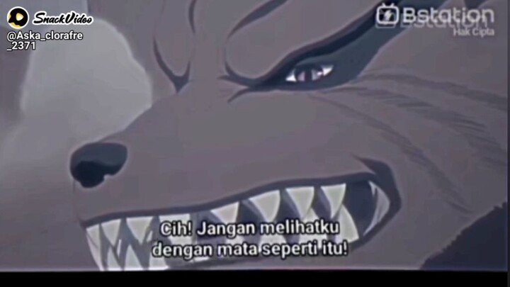 perpisahan naruto dan kurama #sad #naruto #fyp