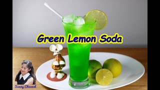 สูตรชงน้ำเขียวมะนาวโซดา : Green Lemon Soda l Sunny Channel