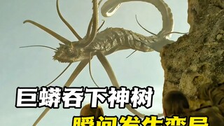 通天巨蟒从天而降，吞下万年神树，瞬间发生变异