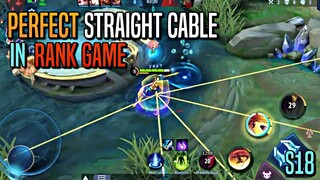 PERFECT STRAIGHT CABLE in RANK GAME | Fanny : RANKED GAMEPLAY | MLBB