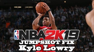 Kyle Lowry Jumpshot Fix NBA 2k19