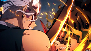 Epic Fight Daki  Gyutaro vs UzuiTanjiroZenitsu and Inosuke  Kimetsu #Anime