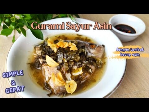 Resep Gurami Sayur Asin