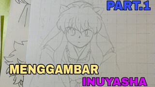 menggambar inuyasha