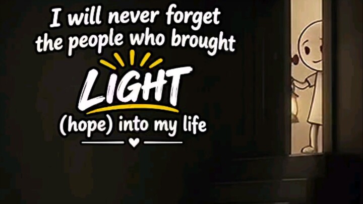 I will never forget those who stood by me during my difficult times. ❤️