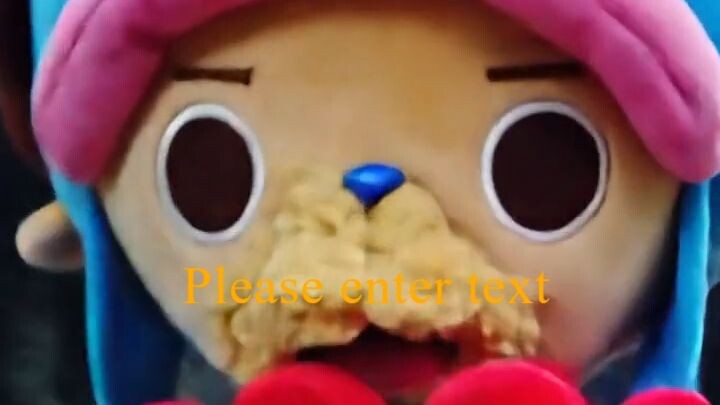 Tony Tony chopper che si muove peluche