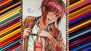 Drawing Tribute Sasha Braus from Attack on Titan Season 4 | diArt