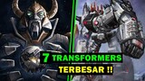 Sebesar Planet inilah 7 Transformers Terbesar yang pernah ada !