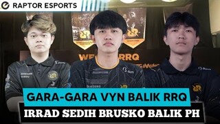Selamat Tinggal BRUSKO! IRAD Buka Fakta Menyakitkan BRUSKO Keluar RRQ Karena VYN