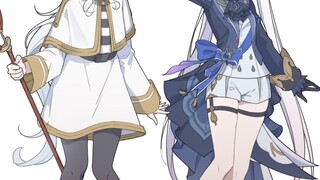 【Board drawing】Fufu, how do you wear Fufu's clothes?