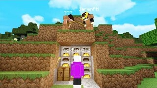 Filipino Minecraft Survivalist Vs 2 Hunters(MCPE) ft Jaren Ph and Keirian